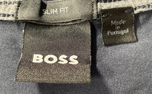 Load image into Gallery viewer, Hugo Boss Mens Blue Short Sleeve Crew Neck Slim Fit Pullover T-Shirt Size M
