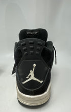 Load image into Gallery viewer, Authentic Nike Kids Jordan 4 Retro FQ8213-001 Black Sneaker Shoes Size 6.5Y
