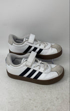 Load image into Gallery viewer, Adidas Boys VL Court 3.0 ID9155 White Black Leather Sneakers Shoes Size 1
