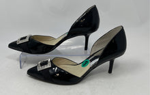 Load image into Gallery viewer, Michael Kors Womens Shirley Black Patent Leather Stiletto D'Orsay Heels Size 8M
