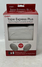 Load image into Gallery viewer, ION Tape Express Plus Cassette Tape-To-Digital Converter &amp; Player Not Tested
