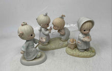Load image into Gallery viewer, Lot Of 3 Pcs Assorted Precious Moments Multicolor Ceramic Mini Figurines
