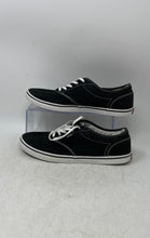 Load image into Gallery viewer, Vans Womens Off The Wall TC9R Black White Low Top Lace-Up Sneaker Shoes Size 9.5

