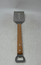 Load image into Gallery viewer, T-Mobile Silver-Tone Wooden Handle 17 Inch Grilling Spatula &amp; Bottle Opener
