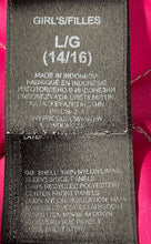 Load image into Gallery viewer, The North Face Girls Silver Pink Front Full-Zip Ice Puffer Jacket Size Large
