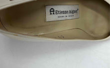 Load image into Gallery viewer, Etienne Aigner Womens Taylor Beige Leather Slip-On Block Pump Heels Size 5.5M
