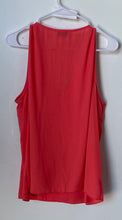Load image into Gallery viewer, Nine West Womens Orange V-Neck Sleeveless Collarless Pullover Tank Top Size XL
