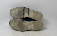 Load image into Gallery viewer, Florsheim Mens Highland Blue Canvas Lace-Up Oxford Dress Shoes Size 10.5W
