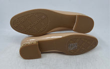 Load image into Gallery viewer, Michael Kors Womens Beige Patent Leather Slip-On Block Pump Heels Size 8M
