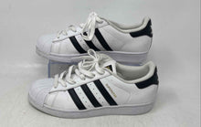 Load image into Gallery viewer, Adidas Kids Superstar White Black Low Top Lace-Up Sneaker Shoes Size 5.5

