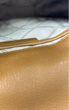 Load image into Gallery viewer, Michael Kors Womens Mott Brown Signature Adjustable Strap Dome Crossbody Bag
