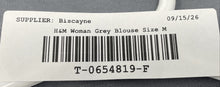 Load image into Gallery viewer, H&amp;M Womens Gray Short Sleeve Crew Neck Stretch Pullover T-Shirt Size M
