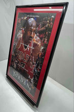 Load image into Gallery viewer, Michael Jordan Championships Chicago Bulls Framed Basketball-NBA Poster
