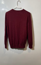 Load image into Gallery viewer, H&amp;M Womens Red Knitted Crew Neck Long Sleeve Pullover Sweater Size Small
