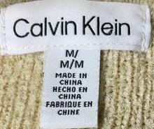 Load image into Gallery viewer, Calvin Klein Womens Khaki Knitted Elastic Waist Knee Length A-Line Skirt Size M
