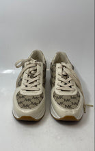 Load image into Gallery viewer, Michael Kors Womens Monique Beige Monogram Print Low Top Sneakers Shoes Size 9 M

