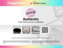 Load image into Gallery viewer, Authentic Tom Ford Women's Clear Pink Black Glasses With Case

