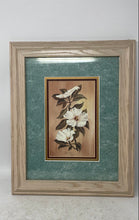 Load image into Gallery viewer, Framed Louisiana Mud Painting Art By Henry Neubig Magnolia Flowers Signed
