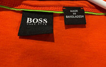 Load image into Gallery viewer, Hugo Boss Mens Orange Short Sleeve Round Neck Pullover T-Shirt Size Medium
