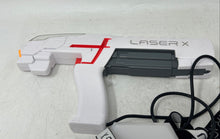 Load image into Gallery viewer, Set Of 2 Pcs Laser X White Laser Tag Blaster And Receiver Only One Untested

