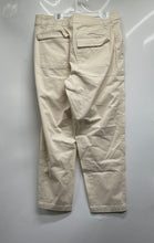 Load image into Gallery viewer, A New Day Womens Cream Flat Front Pockets Straight Leg Cargo Pants Size 8
