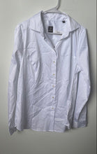 Load image into Gallery viewer, Boggi Milano Womens White Long Sleeve Spread Collar Button-Up Shirt Size 50
