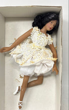Load image into Gallery viewer, Dillard's Trimmings Porcelain Ballerina Ballet Doll Ornament With White Dress
