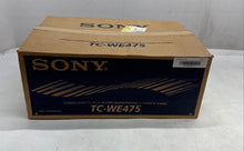 Load image into Gallery viewer, Technics RS-TR272 Black AM/FM Dual Tape Stereo Cassette Deck Not Tested
