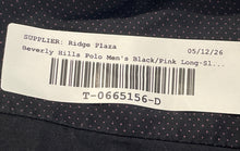 Load image into Gallery viewer, Beverly Hills Polo Club Mens Black Pink Polka Dot Button-Up Shirt Size 2XLB
