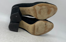Load image into Gallery viewer, Michael Kors Womens Black Suede Bow Round Toe Block Pump Heels Size 8.5M

