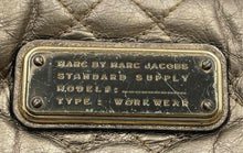 Load image into Gallery viewer, Authentic Marc Jacobs Womens Q Percy Gold-Tone Leather Crossbody Bag Damaged
