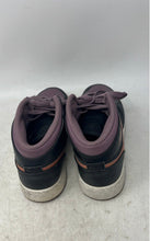 Load image into Gallery viewer, Nike Kids Air Jordan 1 Mid SE FB9909-008 Black Purple Basketball Shoes Size 6Y
