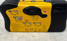 Load image into Gallery viewer, Kodak Fun Saver Yellow Black Red Built-In Flash 35mm Single Use Camera Untested
