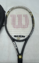 Load image into Gallery viewer, Wilson Hyper Hammer Black And Yellow Sporting Tennis Racquet With Case
