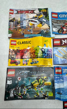 Load image into Gallery viewer, Lot Of 10 Pcs Assorted Lego Multicolor Building Toy Instruction Manuals
