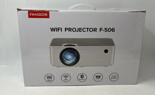 Load image into Gallery viewer, Fangor F-506 Gray 1080p HD Wi-Fi Home Multimedia Projector Not Tested
