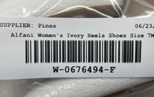 Load image into Gallery viewer, Alfani Womens Jeules Ivory Animal Print Pointed Toe Slip-On Pump Heels Size 7 M
