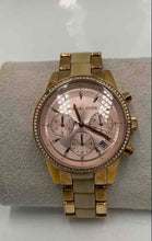 Load image into Gallery viewer, Michael Kors Women's Ritz Watch MK6493 Rose Gold and Ivory Pearl With Box (NCL)
