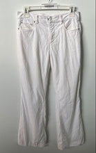 Load image into Gallery viewer, Ann Taylor Womens White Denim Light Wash Pockets Bootcut Leg Jeans Size 0
