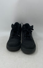 Load image into Gallery viewer, Nike Boys Court Borough Mid 839977-001 Black Leather Sneaker Shoes Size 5.5Y
