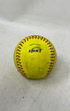 Load image into Gallery viewer, Sterling Status Yellow Leather Stitched Fastpitch Game Softball Ball
