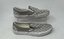 Load image into Gallery viewer, Vans Unisex Classic Gray Checkerboard Slip-On Sneaker Shoes Size M7 W8.5
