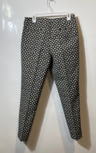 Load image into Gallery viewer, Anne Klein Womens Black White Geometric Flat Front Straight Leg Dress Pants Sz 8
