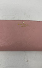 Load image into Gallery viewer, Kate Spade New York Womens Pink Leather Outer Pocket Card Holder Bifold Wallet
