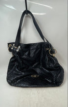 Load image into Gallery viewer, Elliott Lucca Womens Black Inner Pockets Double Handle Shoulder Handbag
