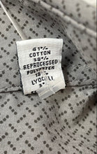 Load image into Gallery viewer, Calvin Klein Mens Gray Slim Fit Long Sleeve Collared Dress Shirt Size Large
