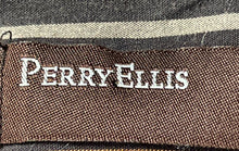 Load image into Gallery viewer, Perry Ellis Mens Brown Multi-Striped Cotton Long Sleeve Button-Up Shirt Size L
