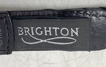 Load image into Gallery viewer, Brighton Womens Black Leather Buckle Adjustable Braided Belt Size XL 36
