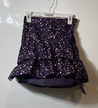 Load image into Gallery viewer, Express Womens Purple Floral Ruffle Tiered Belted Side Zip Mini Skirt Size 2

