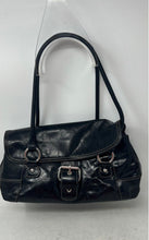 Load image into Gallery viewer, Giani Bernini Womens Black Leather Inner Pockets Double Handle Shoulder Bag
